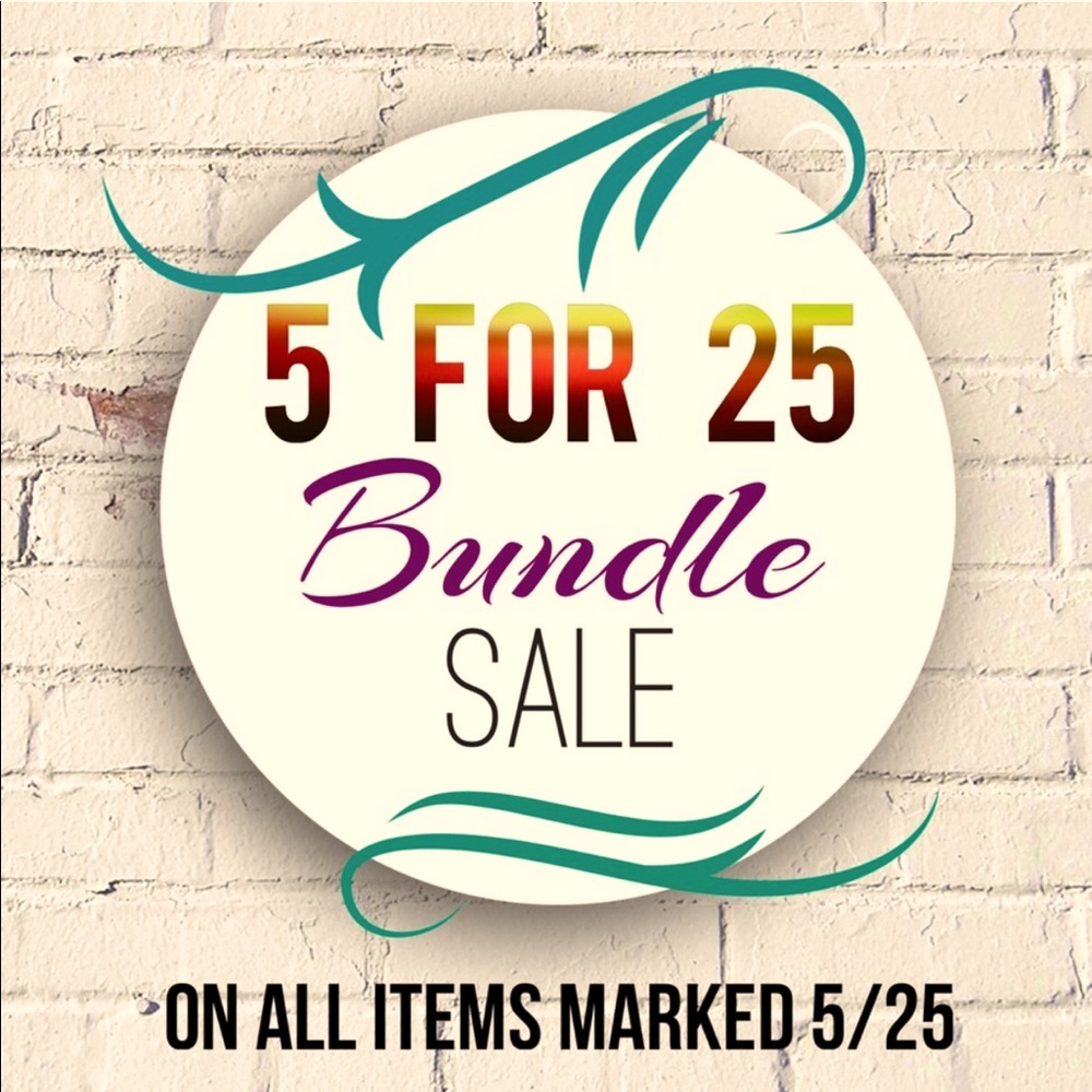Want a bargain? Bundle and save! Bunch of items marked 5/25